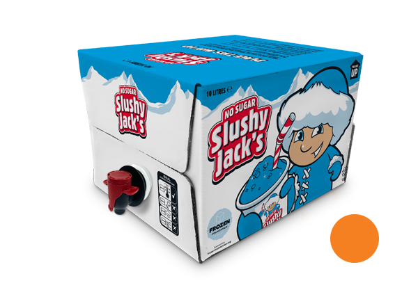 Slushy Jack's Orange No Sugar Flavour 1x 10L Manual-Fill Premix