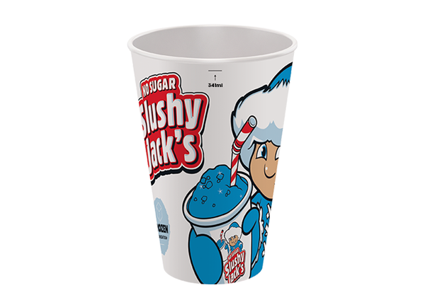 Slushy Jacks 341ml Paper Cup - Box of 1,140 (90mm Diameter)