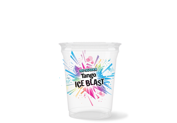 Tango Ice Blast 300ml Plastic Cup - Box of 1000 (95mm Diameter)